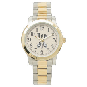 Don's Crossed Chequered Flags Watch