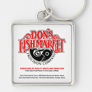 Don's Fishmarket, Skokie, Chicago, IL Keychain