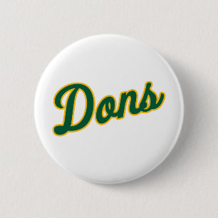 Dons Script Logo 2 Inch Round Button