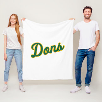 Dons Script Logo Fleece Blanket