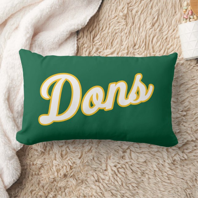 Dons Script Logo Lumbar Pillow (Blanket)