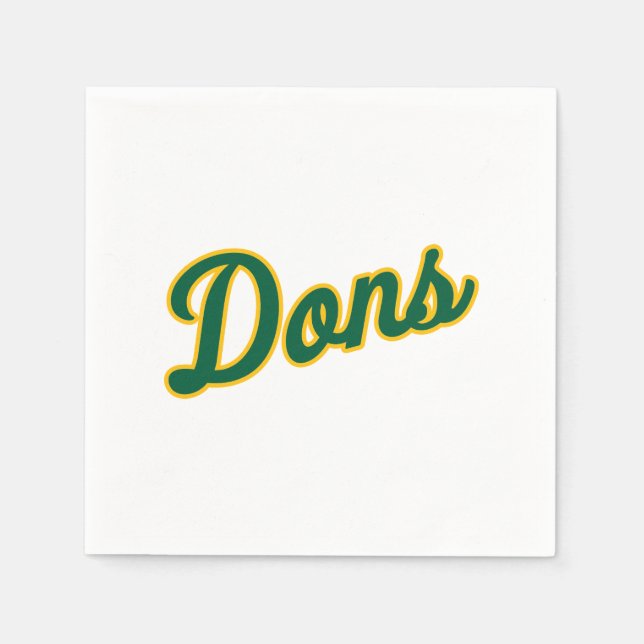 Dons Script Logo Napkin (Front)