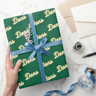 Dons Script Logo Wrapping Paper