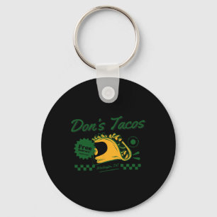 Don's Tacos - Funny Patriotic Let's Go Taco Tariff Keychain