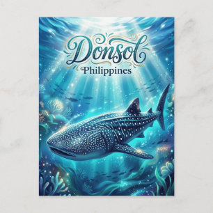 Donsol Whale Shark Research Philippines Postcard