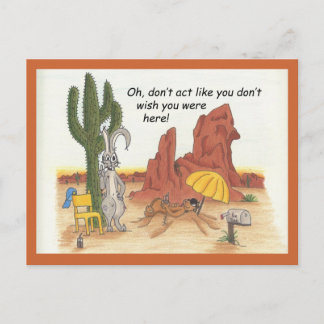 Dont Act Like Postcard