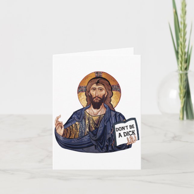 Dont Be A Jesus Book  Card (Front)