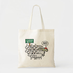 Don't Be A Sheep Tote Bag