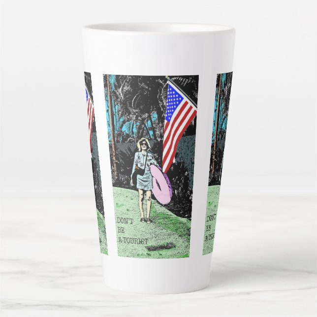 Don't be a tourist, coffee, mug (Front)