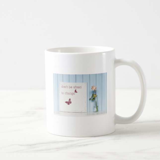 Don't be Afraid to Change Coffee Mug (Right)
