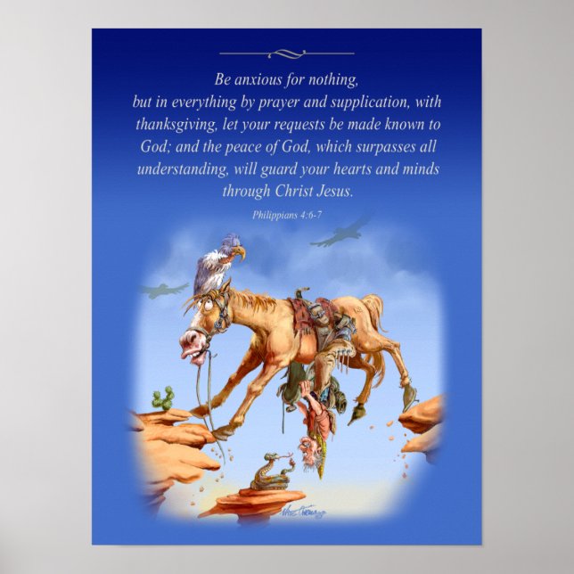 Don't be anxious poster (Front)