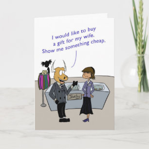 Don't Be Cheap! Card
