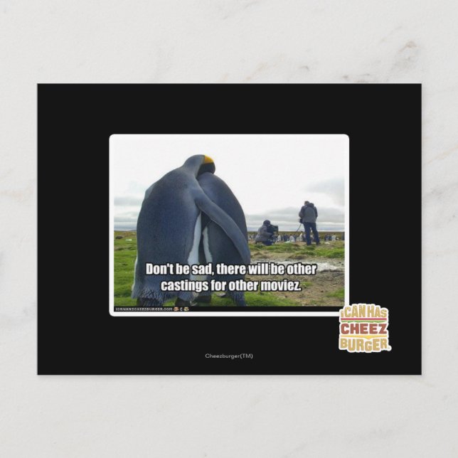 Don't be Sad Postcard (Front)