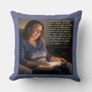 Don't be troubled throw pillow