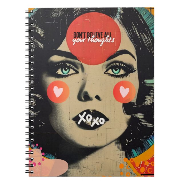 Don't believe all your thoughts | Notebook Journal (Front)