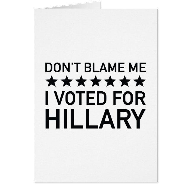 Don't Blame Me (Front)