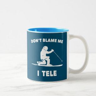 Don't Blame Me I Tele Two-Tone Coffee Mug