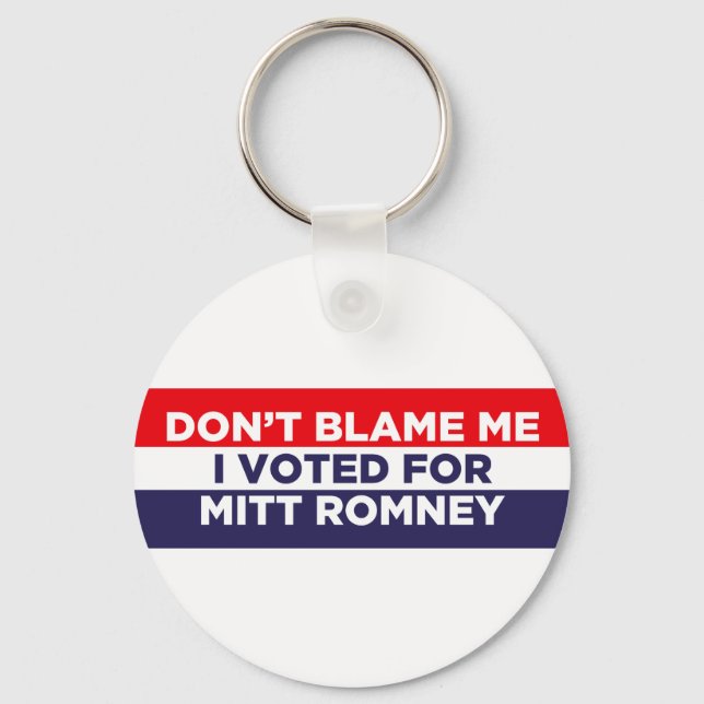 Don't Blame Me Keychain (Front)