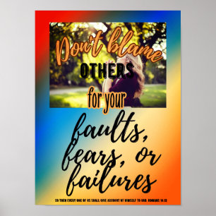 Don't Blame Others Poster