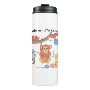 Don't Bother Me - I'm Knitting Thermal Tumbler