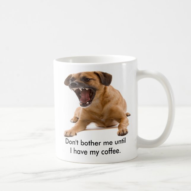 Don't bother me until I have my... Coffee Mug (Right)