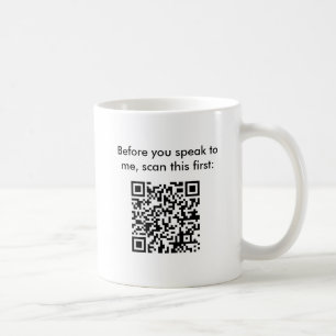 Don't Bug Me - Secret Message Bar Code Mug