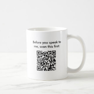 Don't Bug Me - Secret Message Bar Code Mug
