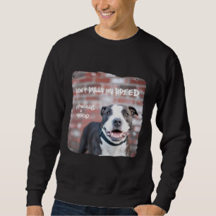 "Don't Bully My Breed" Pit Bull Mens Sweatshirt