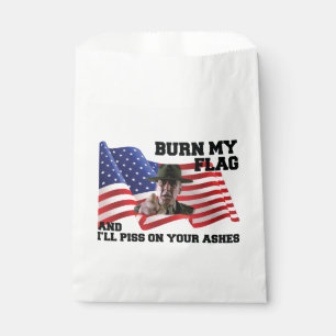 Don't burn my flag favour bag