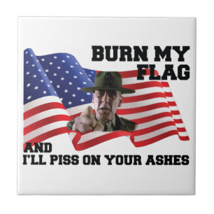 Don't burn my flag tile