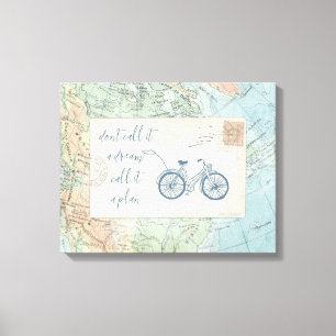 Don't Call It a Dream, Call It a Plan Quote Canvas Print