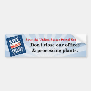 Don't close our offices bumper sticker