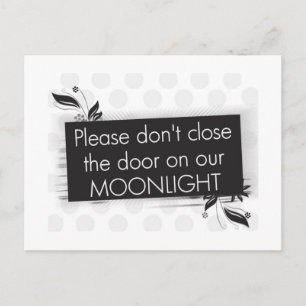 Don't Close the Door Postcard