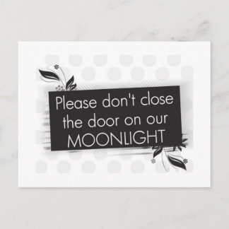 Don't Close the Door Postcard