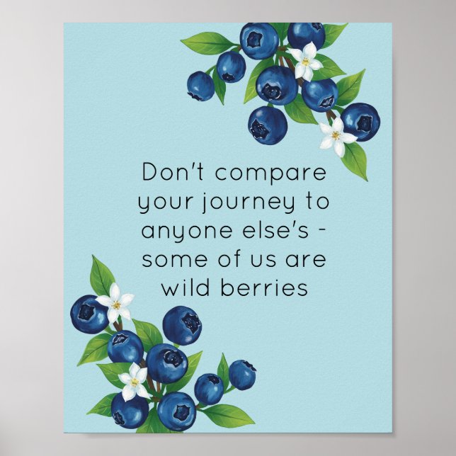 Don't compare yoursef to others poster (Front)