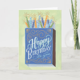 Don't Count the Candles Match Box Birthday Card