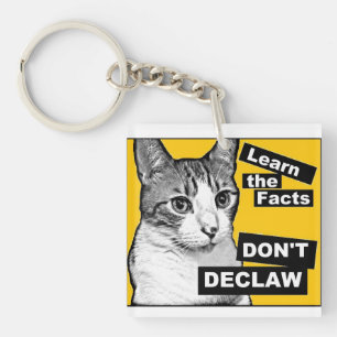 Don't Declaw Keychain