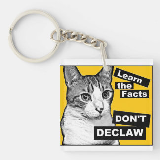Don't Declaw Keychain
