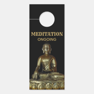 Don't disturb Meditation Door Hanger