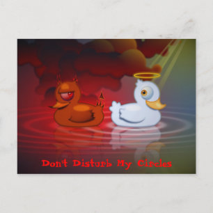 Don't Disturb My Circles Postcard