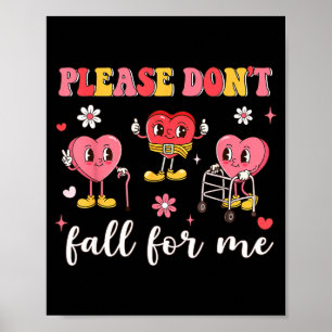 Don't Don' Fall Physical Therapy Valentine's Poster