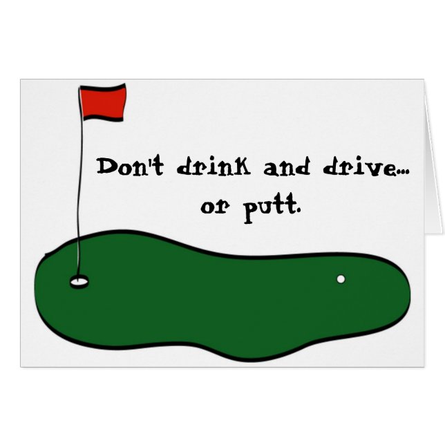 Don't Drink and Drive (Front Horizontal)