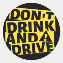 Don't drink and drive
