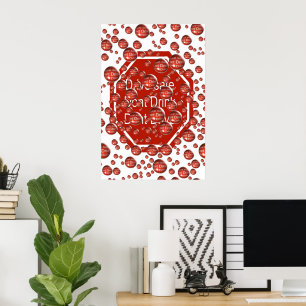 Dont Drink And Drive Red Poster