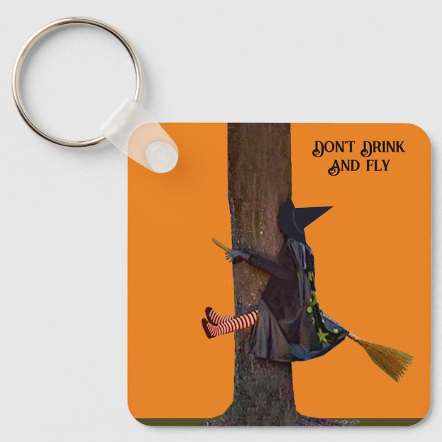 Don't Drink And Fly Keychain (Front)