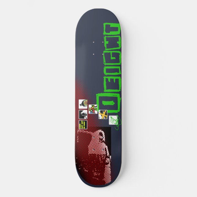 Don't Eat Cat in Half Skateboard (Front)