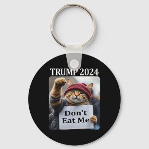 Don't Eat Me Cats For Trump 2024 1 Keychain