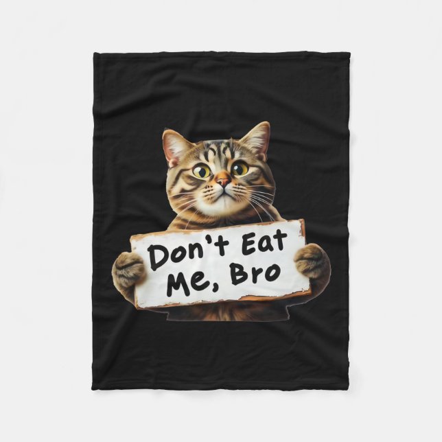 Don't Eat Me Cats For Trump 2024 Trum Won 2024  Fleece Blanket (Front)