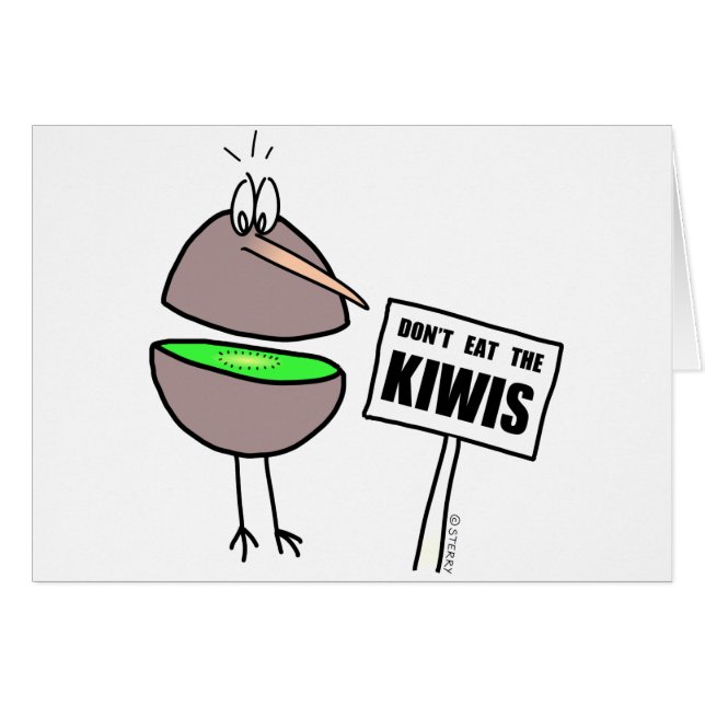 Don't Eat The Kiwis (Front Horizontal)