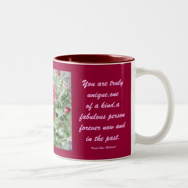 Don't ever let anyone make you feel...Mug Two-Tone Coffee Mug (Right)